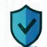 Safety Shield Icon representing vehicle safety.